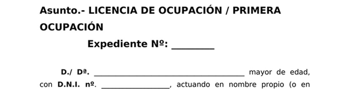 Licencia de Primera Ocupación en España - CMYK Arquitectos